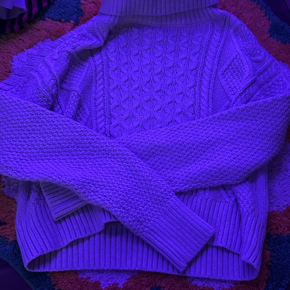 Abercrombie Kids Purple Knit Sweater